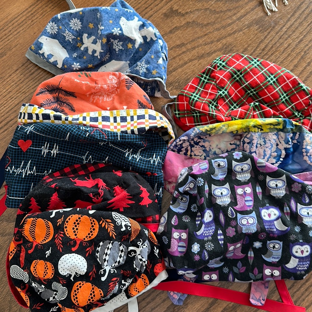 Scrub hats!